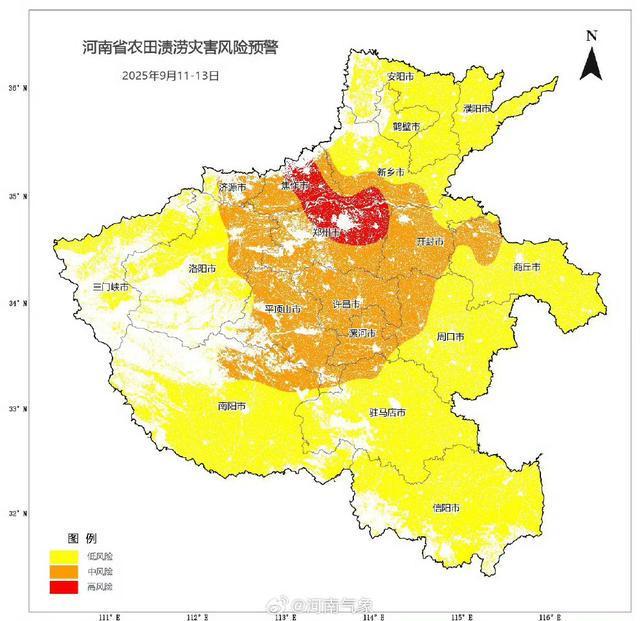 河南发布农田渍涝灾害风险预警