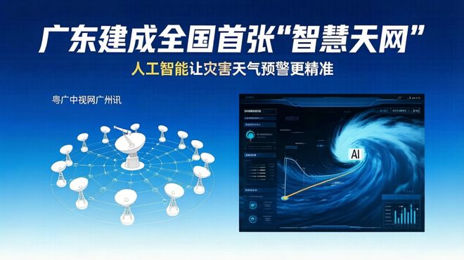 广东推出全国首个“智慧天网”提升灾害天气预警精准度